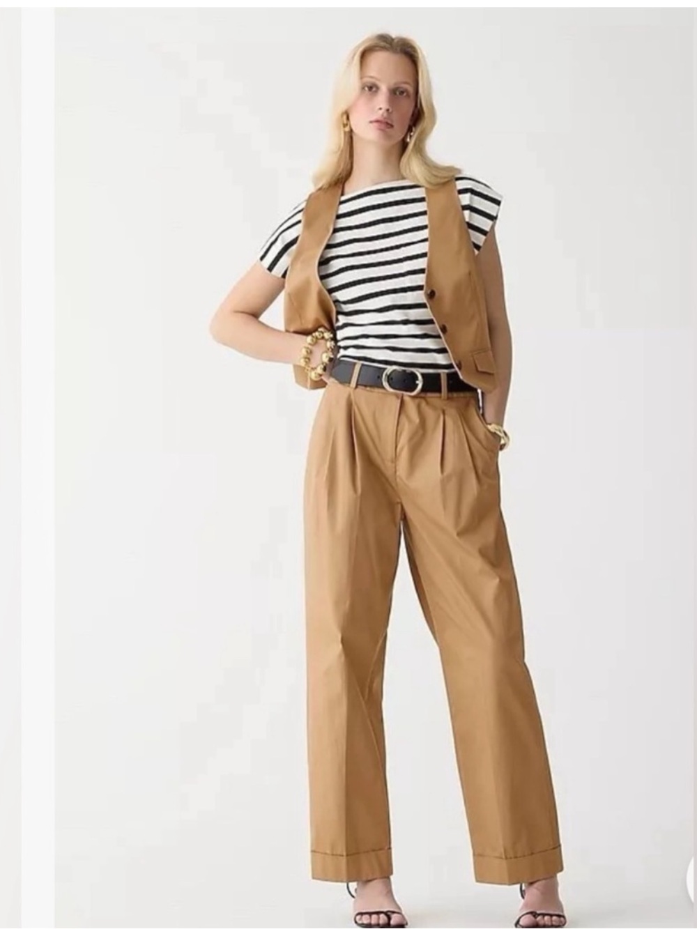 J. Crew Essential Wide Leg Pants Size 0P